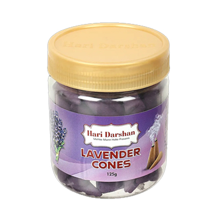 Hari Darshan Dhoopbatti Lavender Cones 